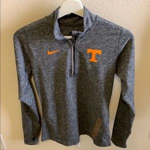University of Tennessee Nike Dri-fit 1/4 zip